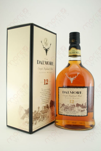 The Dalmore Single Highland Malt Scotch Whiskey 12 Year Old 750ml