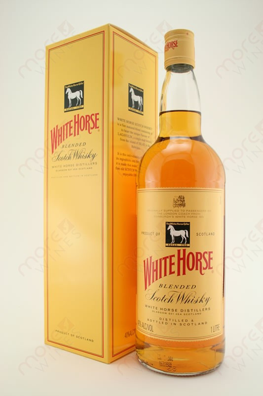 White Horse Blended Scotch Whisky 1L - MoreWines