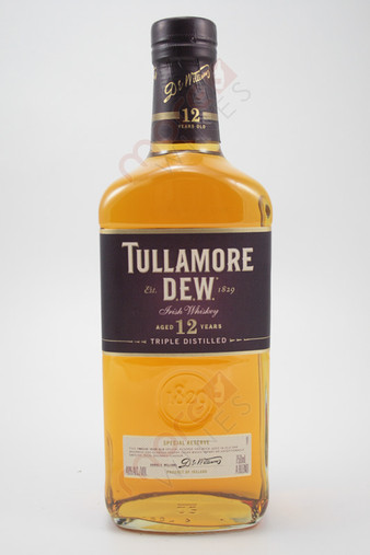  Tullamore Dew Irish Blended Whiskey 12 Years Old 750ml 
