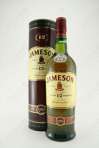 Jameson Blended 12 year old Irish Whiskey 750ml - MoreWines