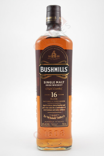 Bushmills Malt Single Malt Irish Whiskey 16 years old 750ml
