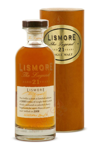 Lismore The Legend 21 Year Single Malt Whiskey 750ml