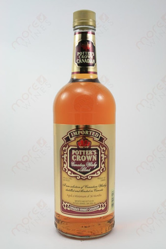 Potter's Crown Imported Blended Canadian Whiskey 1L
