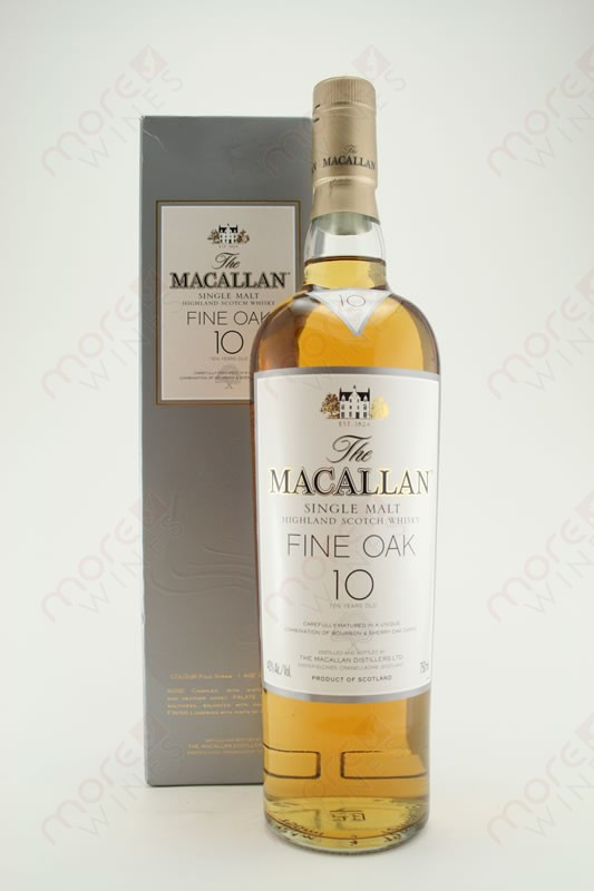 The Macallan Fine Oak 10 year Single Malt Highland Scotch Whiskey