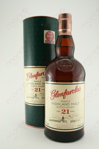 Glenfarclas 21 Year Single Highland Malt Scotch Whiskey 750ml