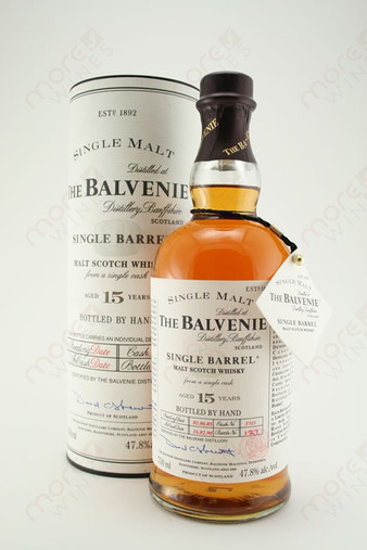 The Balvenie Single Barrel 15 Year Malt Scotch Whisky 750ml