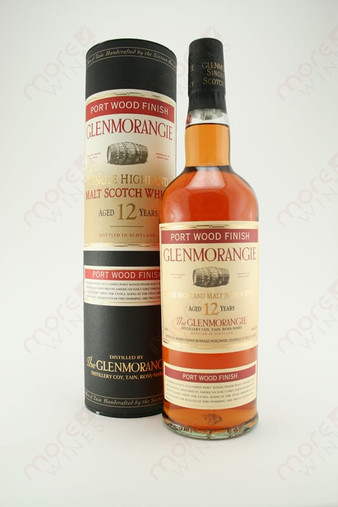 Glenmorangie 12 Year Port Wood Finish Single Highland Malt Scotch Whisky 750ml