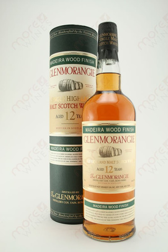 Glenmorangie 12 Year Madeira Wood Finish Single Highland Malt Scotch Whisky  750ml - MoreWines