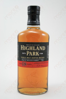 Highland Park 18 Year Single Malt Scotch Whisky 750ml