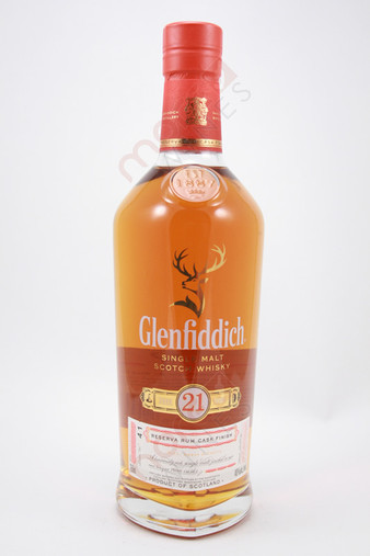 Glenfiddich 21 years-old Reserva Rum Cask Finish Single Malt Scotch Whisky 750ml