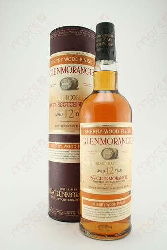 Glenmorangie 12 Year Sherry  Wood Finish Single Highland Malt Scotch Whisky 750ml