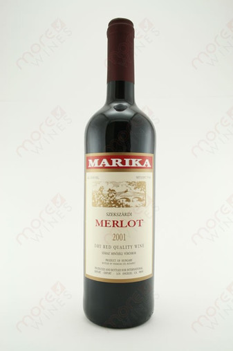 Marika Szekszardi Merlot Dry Red 2003 750ml