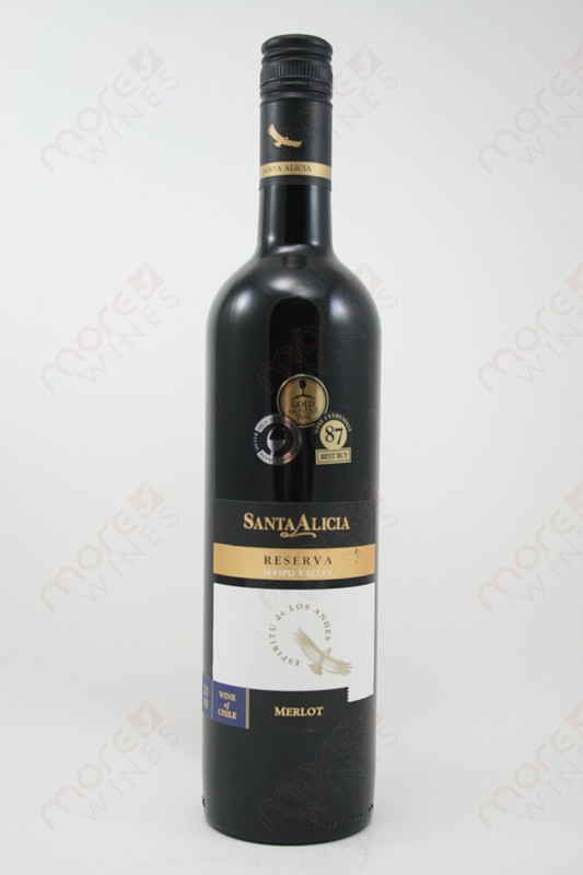 Santa Alicia Reserve Merlot 2010 750ml - MoreWines