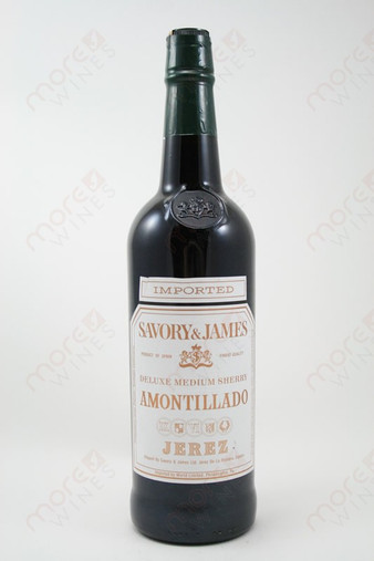 Savory & James Amontillado Medium Sherry Jerez 750ml - MoreWines
