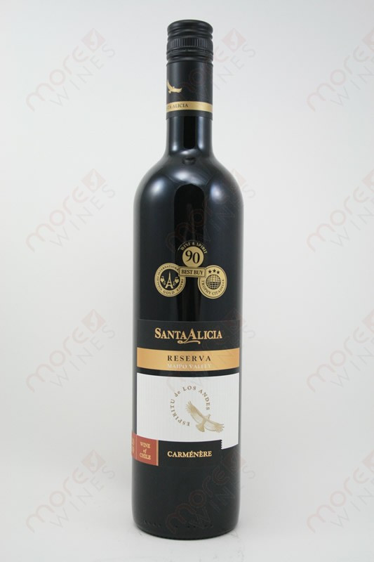 ワイン Santa Alicia Carmenere Reserva 750ml Santa Alicia Reserva Carmenere 2009 750ml - MoreWines