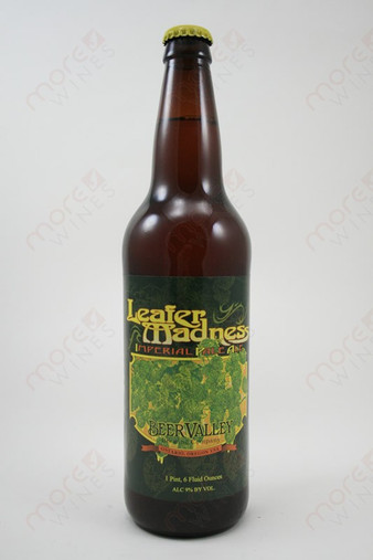 Beer Valley Brewing Leafer Madness Imperial IPA 22fl oz
