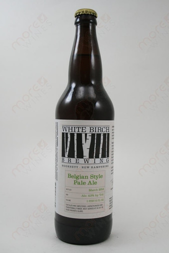 White Birch Brewing Belgian Style Pale Ale 22fl oz
