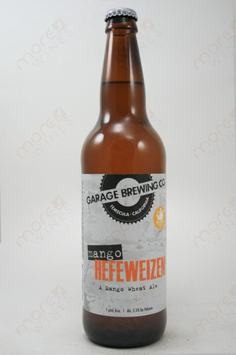 Garage Brewing Co Mango Hefeweizen 22fl Oz Morewines