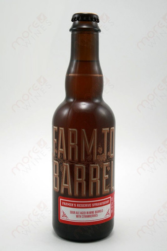 Almanac Farm To Barrel Sour Strawberry Ale 375ml