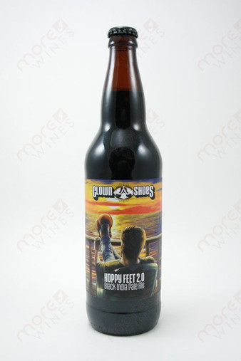 Clown Shoes 'Hoppy Feet 2.0' Black India Pale Ale Beer 22fl oz