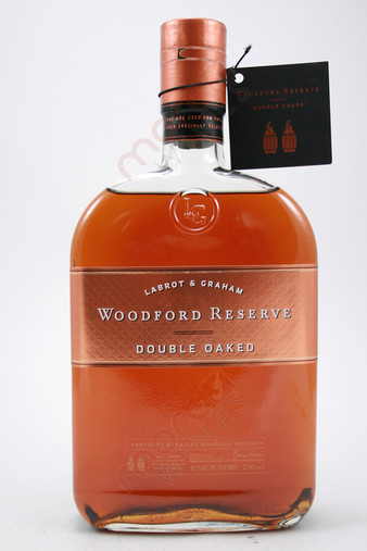  Woodford Reserve Double Oaked Kentucky Straight Bourbon Whiskey 750ml 
