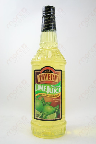 Tavern Sweetened Lime Juice 1L