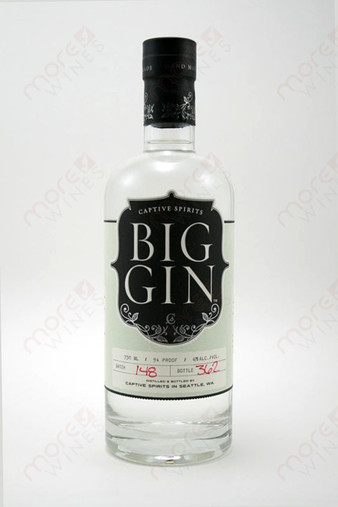 Big Gin Captive Spirits 750ml.