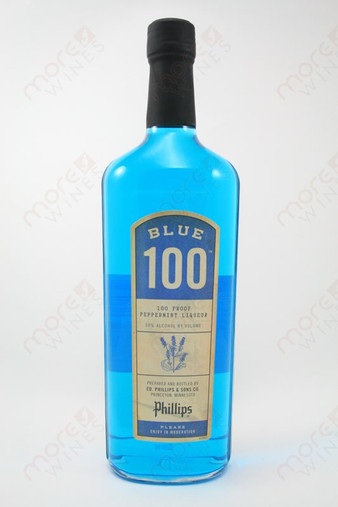 Phillips Blue 100 Peppermint Liqueur 750ml