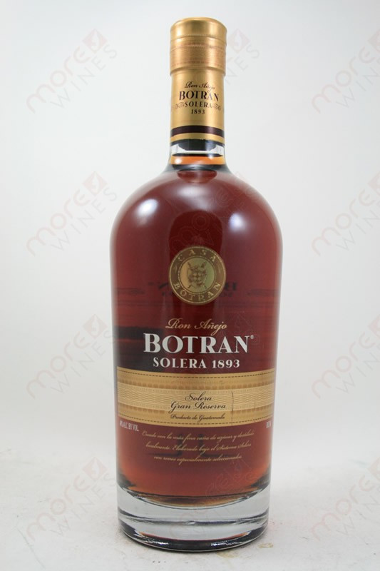 Ron Botran Solera 1893 Gran Reserva Rum 750ml - MoreWines