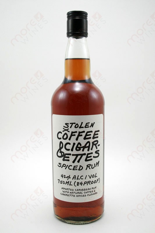 Stolen Coffee & Cigarettes Spiced Rum 750ml - MoreWines