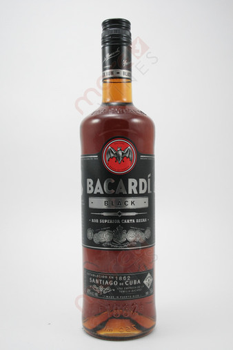 Bacardi Black Rum 750ml - MoreWines