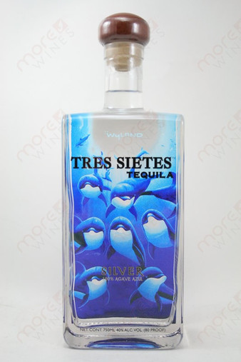 Tres Sietes Silver Tequila 750ml