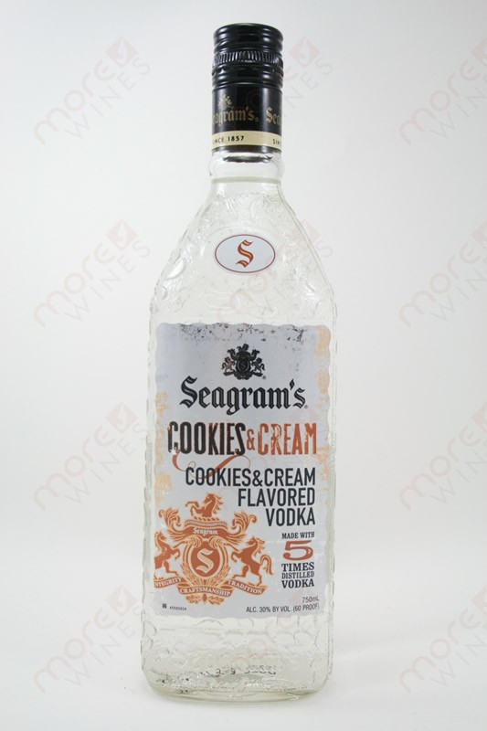 Seagram's Cookies & Cream Vodka 750ml MoreWines