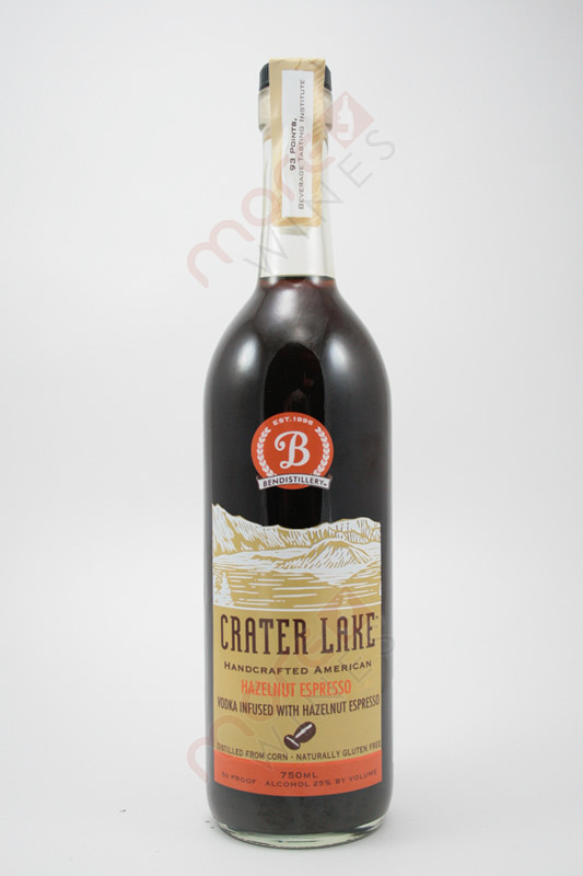 Crater Lake Hazelnut Vodka Crater Lake Hazelnut Espresso Vodka 750ml - MoreWines