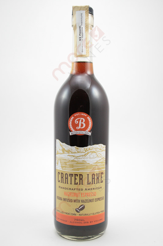 Crater Lake Hazelnut Vodka Crater Lake Hazelnut Espresso Vodka 750ml - MoreWines
