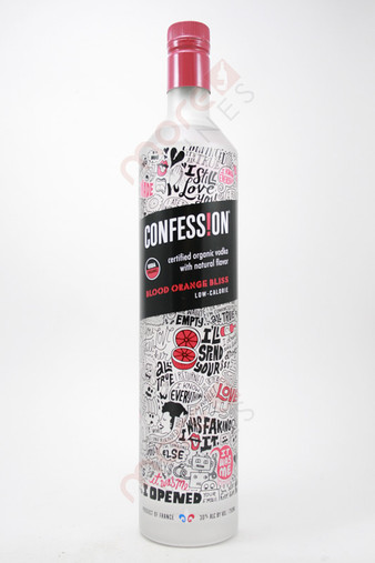 Confession Organic Blood Orange Bliss Vodka 750ml