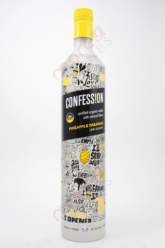 Confession Organic Pineapple Paradise Vodka 750ml