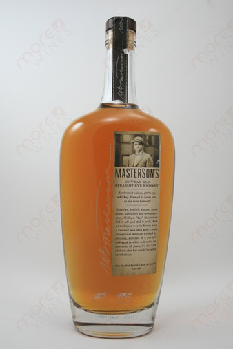 Masterson's 10 Year Old Rye Whiskey 750ml