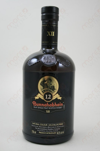 Bunnahabhain 12 Year Old Whiskey 750ml