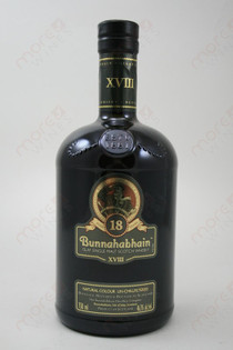 Bunnahabhain 18 Year Old Whiskey 750ml