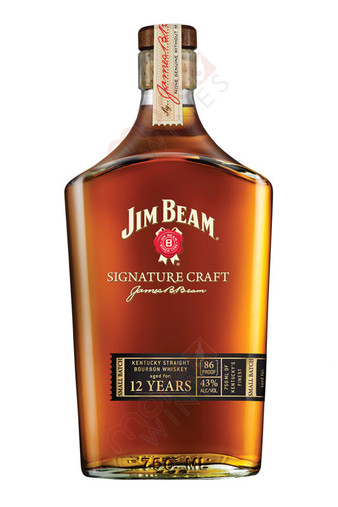 Jim Beam Signature Craft 12 Year Small Batch Bourbon Whiskey 750ml