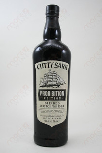 Cutty Sark Prohibition Edition Blended Scotch Whiskey 750ml