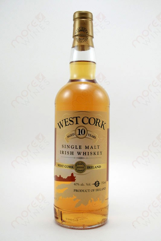 West Cork 10 Year Single Malt Irish Whiskey 750ml - MoreWines