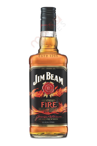 Jim Beam Kentucky Fire Cinnamon Bourbon Whiskey 750ml
