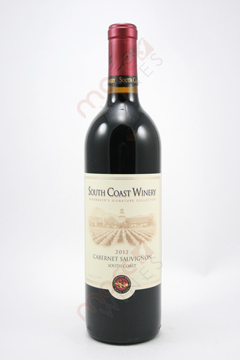 South Coast Winery Cabernet Sauvignon 2012 750ml