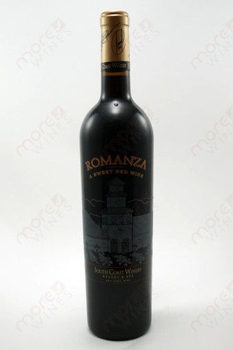 South Coast Winery Romanza Sweet Red Wine 750ml