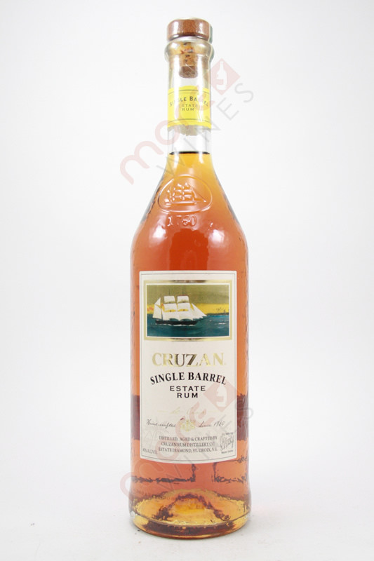 Cruzan Single Barrel Estate Rum 750ml MoreWines