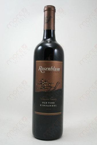 Rosenblum Old Vine Zinfandel 2009 750ml