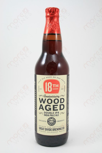 Great Divide Brewing 18th Anniversary Wood Aged Double IPA 22fl oz