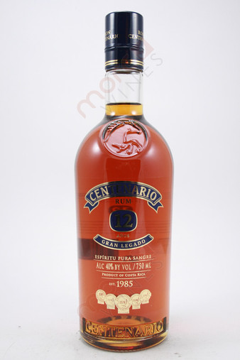  Ron Centenario Gran Legado 12 Year Old Rum 750ml